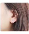 Silver Hoop Earring HO-2618